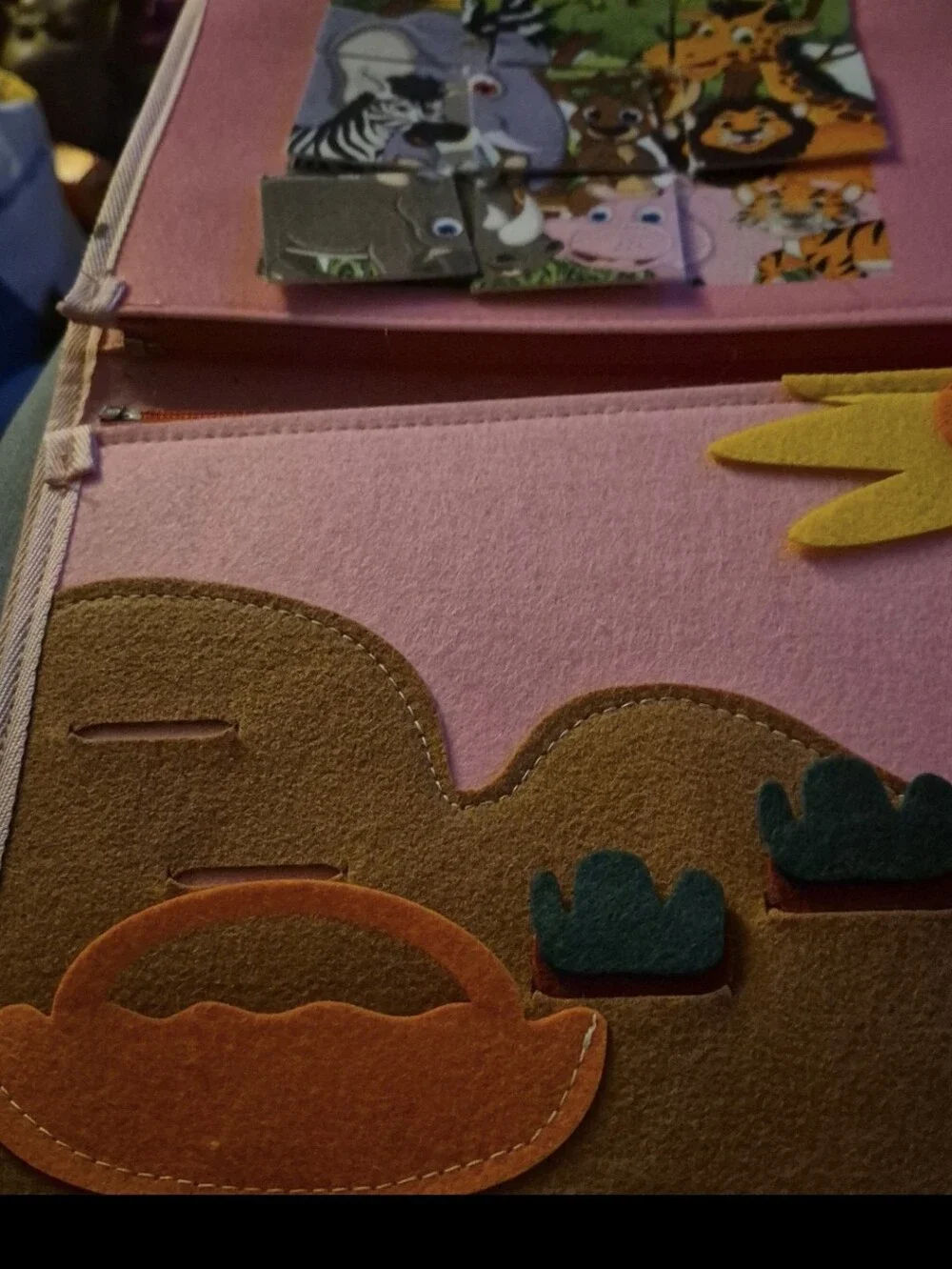 Cloth Montessori Busy Board